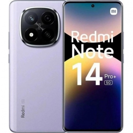 Смартфон Xiaomi Redmi Note 14 Pro+ 5G 8/256Gb Lavender Purple, Сиреневый
Смартфон Xiaomi Redmi Note 14 Pro+ 5G 8/256Gb Lavender Purple, Сиреневый