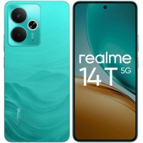 Смартфон Realme 14T 5G 8/256Gb Green, Зеленый
Смартфон Realme 14T 5G 8/256Gb Green, Зеленый
