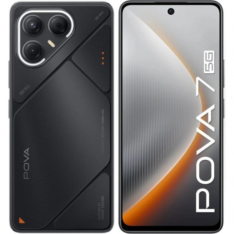Смартфон Tecno Pova 7 5G 8/256Gb Black, Черный
Смартфон Tecno Pova 7 5G 8/256Gb Black, Черный