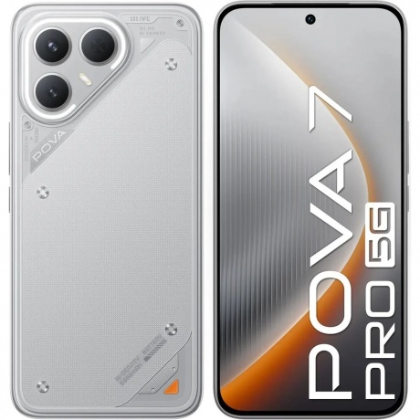 Смартфон Tecno Pova 7 Pro 5G 12/256Gb Grey, Серый
Смартфон Tecno Pova 7 Pro 5G 12/256Gb Grey, Серый