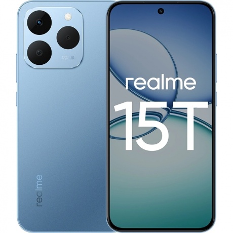 Смартфон Realme 15T 8/128Gb голубой
Смартфон Realme 15T 8/128Gb голубой