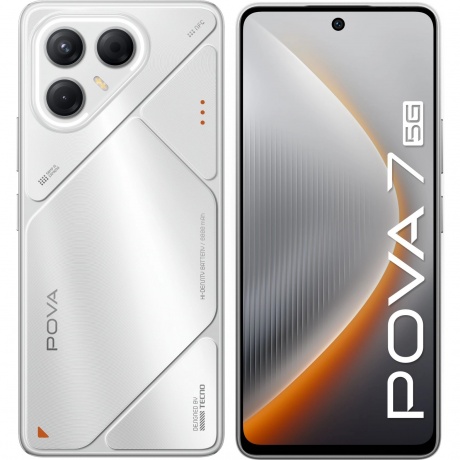 Смартфон Tecno Pova 7 5G 8/128Gb Silver, Серебристый
Смартфон Tecno Pova 7 5G 8/128Gb Silver, Серебристый