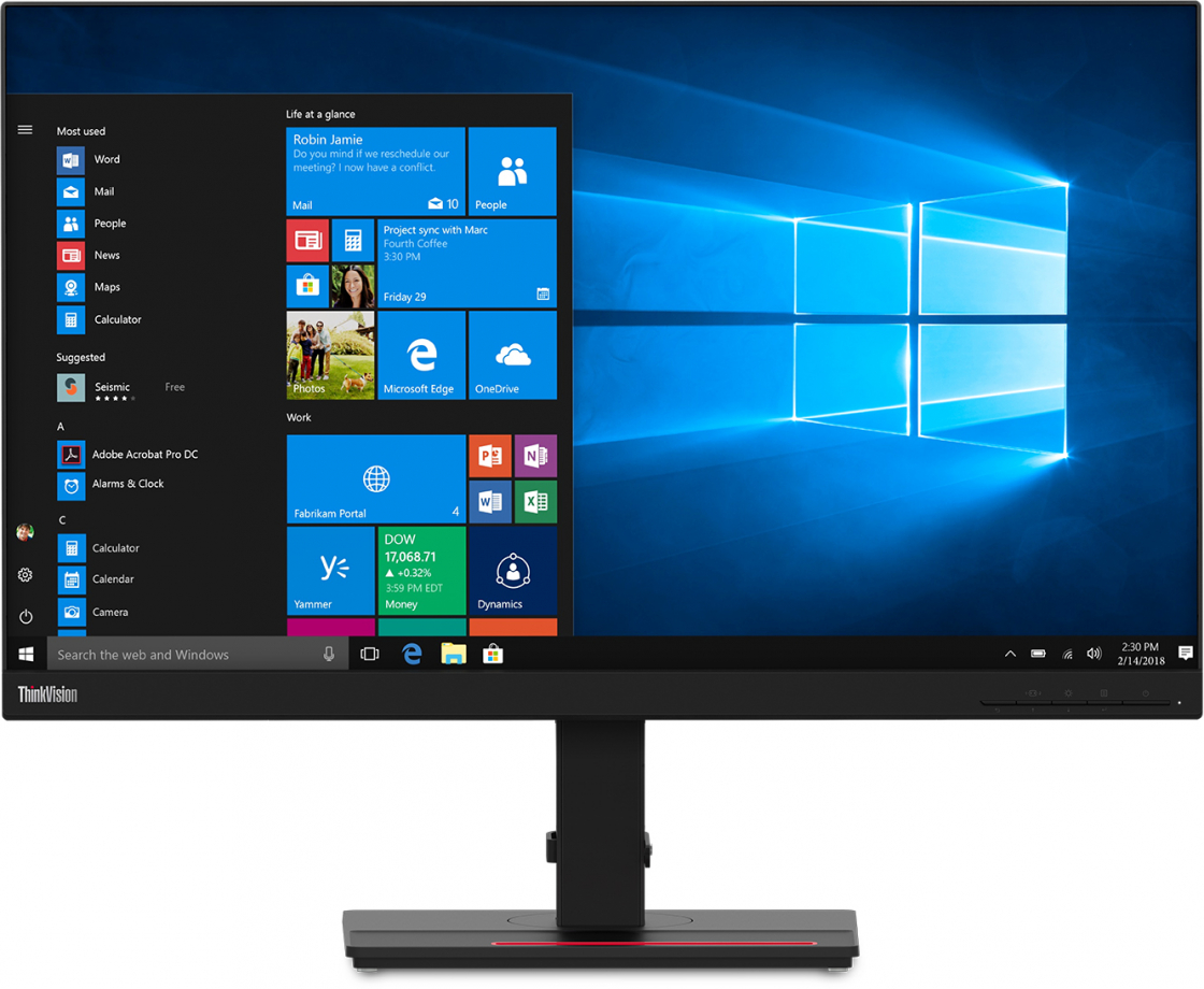 Монитор Lenovo 27" ThinkVision T27h-20 (61ECGAT2EU)
Монитор Lenovo 27" ThinkVision T27h-20 (61ECGAT2EU)
