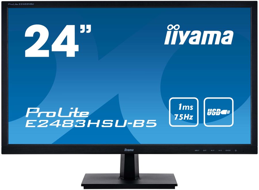 Монитор Iiyama 24" ProLite E2483HSU-B5 черный
Монитор Iiyama 24" ProLite E2483HSU-B5 черный