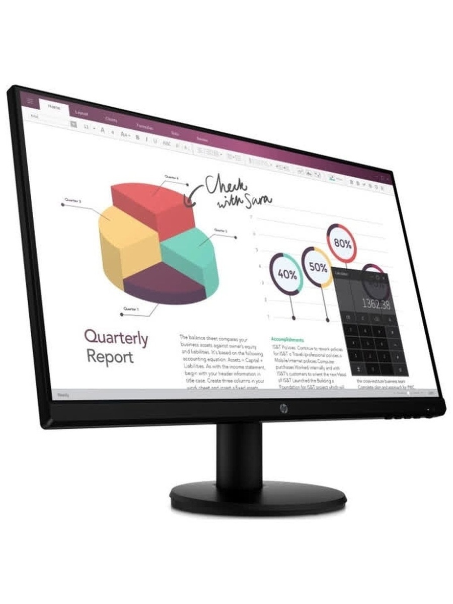 Монитор HP 23.8" P24v (9TT78AA) черный
Монитор HP 23.8" P24v (9TT78AA) черный