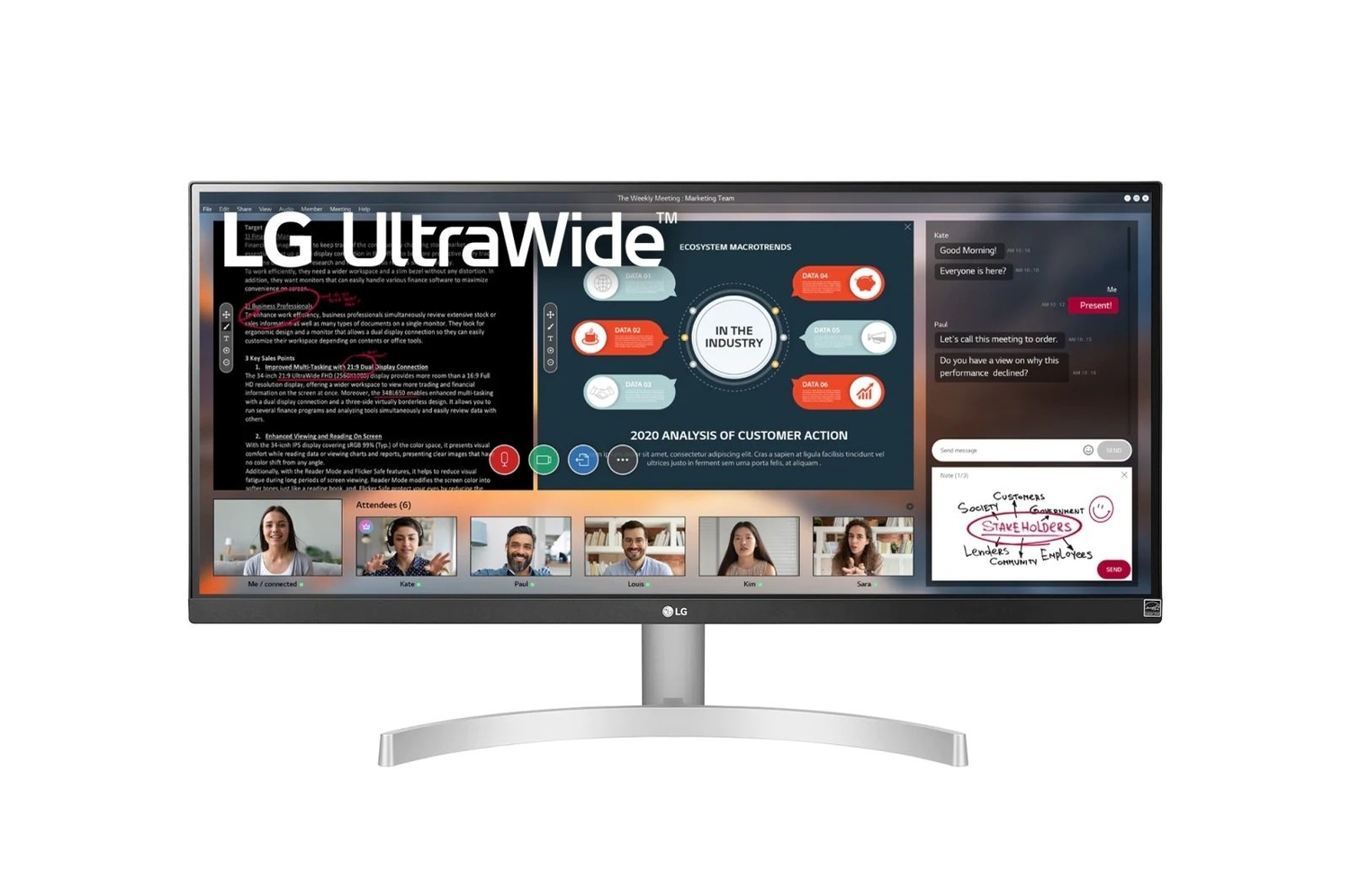 Монитор LG 29" 29WN600-W
Монитор LG 29" 29WN600-W