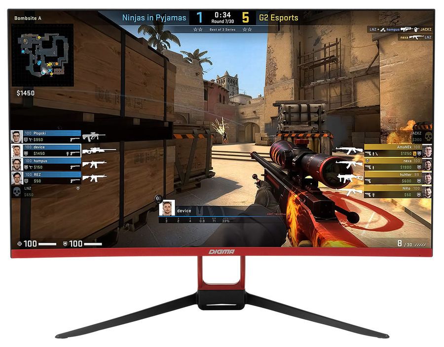 Монитор Digma 27" Gaming DM-MONG2710
Монитор Digma 27" Gaming DM-MONG2710