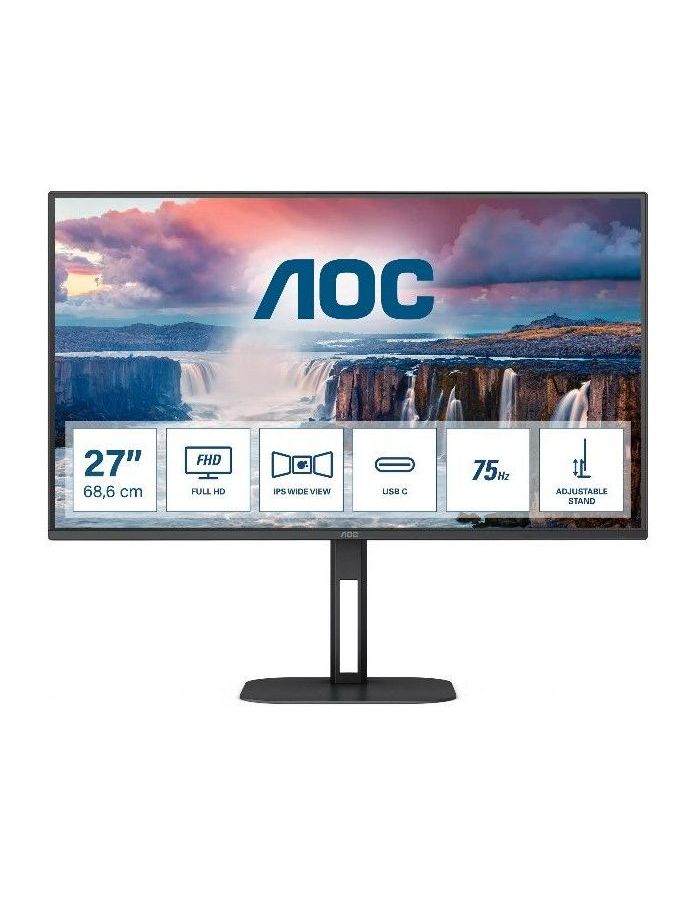Монитор AOC 27" 27V5C/BK IPS
Монитор AOC 27" 27V5C/BK IPS