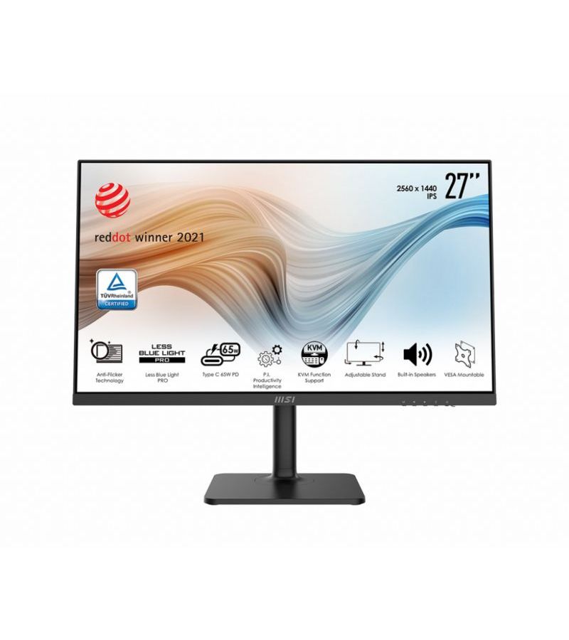 Монитор MSI Modern MD272QP 27" (9S6-3PB19H-040)
Монитор MSI Modern MD272QP 27" (9S6-3PB19H-040)
