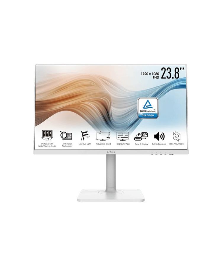 Монитор MSI 23.8" Modern MD241PW (9S6-3PA5FH-058)
Монитор MSI 23.8" Modern MD241PW (9S6-3PA5FH-058)