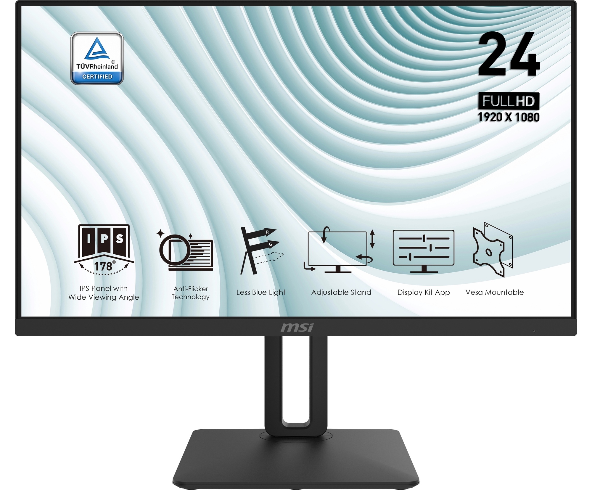 Монитор MSI PRO MP242P 23.8" (9S6-3PA1AT-075)
Монитор MSI PRO MP242P 23.8" (9S6-3PA1AT-075)