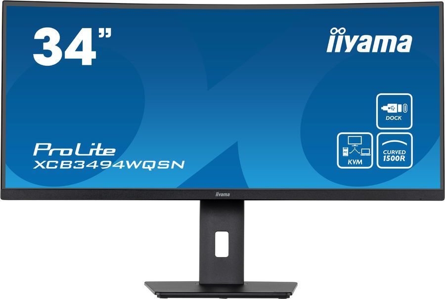 Монитор Iiyama 34" ProLite XCB3494WQSN-B5 черный
Монитор Iiyama 34" ProLite XCB3494WQSN-B5 черный