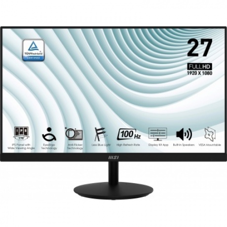 Монитор MSI 27" PRO MP271A Black (9S6-3PA2CT-085)
Монитор MSI 27" PRO MP271A Black (9S6-3PA2CT-085)