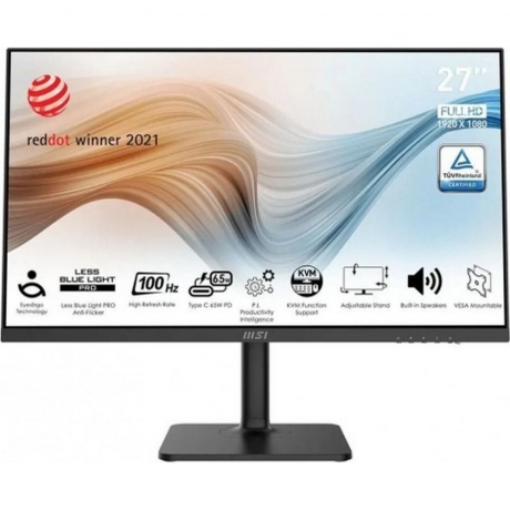 Монитор MSI 27" Modern MD272XP Black (9S6-3PB19H-232)
Монитор MSI 27" Modern MD272XP Black (9S6-3PB19H-232)
