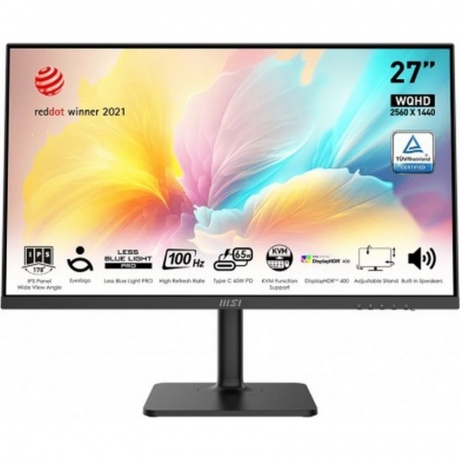Монитор MSI 27" Modern MD272QXP Black (9S6-3PB19H-233)
Монитор MSI 27" Modern MD272QXP Black (9S6-3PB19H-233)
