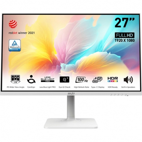 Монитор MSI 27" Modern MD2712PW White (9S6-3PA49H-200)
Монитор MSI 27" Modern MD2712PW White (9S6-3PA49H-200)