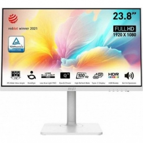 Монитор MSI 23.8" Modern MD2412PW White (9S6-3PA59H-096)
Монитор MSI 23.8" Modern MD2412PW White (9S6-3PA59H-096)