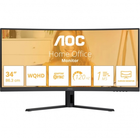 Монитор AOC 34" CU34B3E 1500R,
Монитор AOC 34" CU34B3E 1500R,