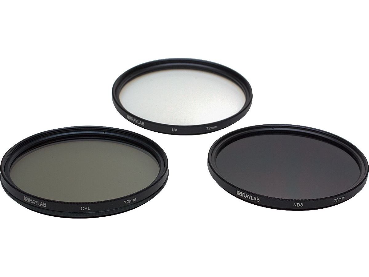 Набор из 3 фильтров RayLab (UV,CPL,ND8) 72mm
Набор из 3 фильтров RayLab (UV,CPL,ND8) 72mm