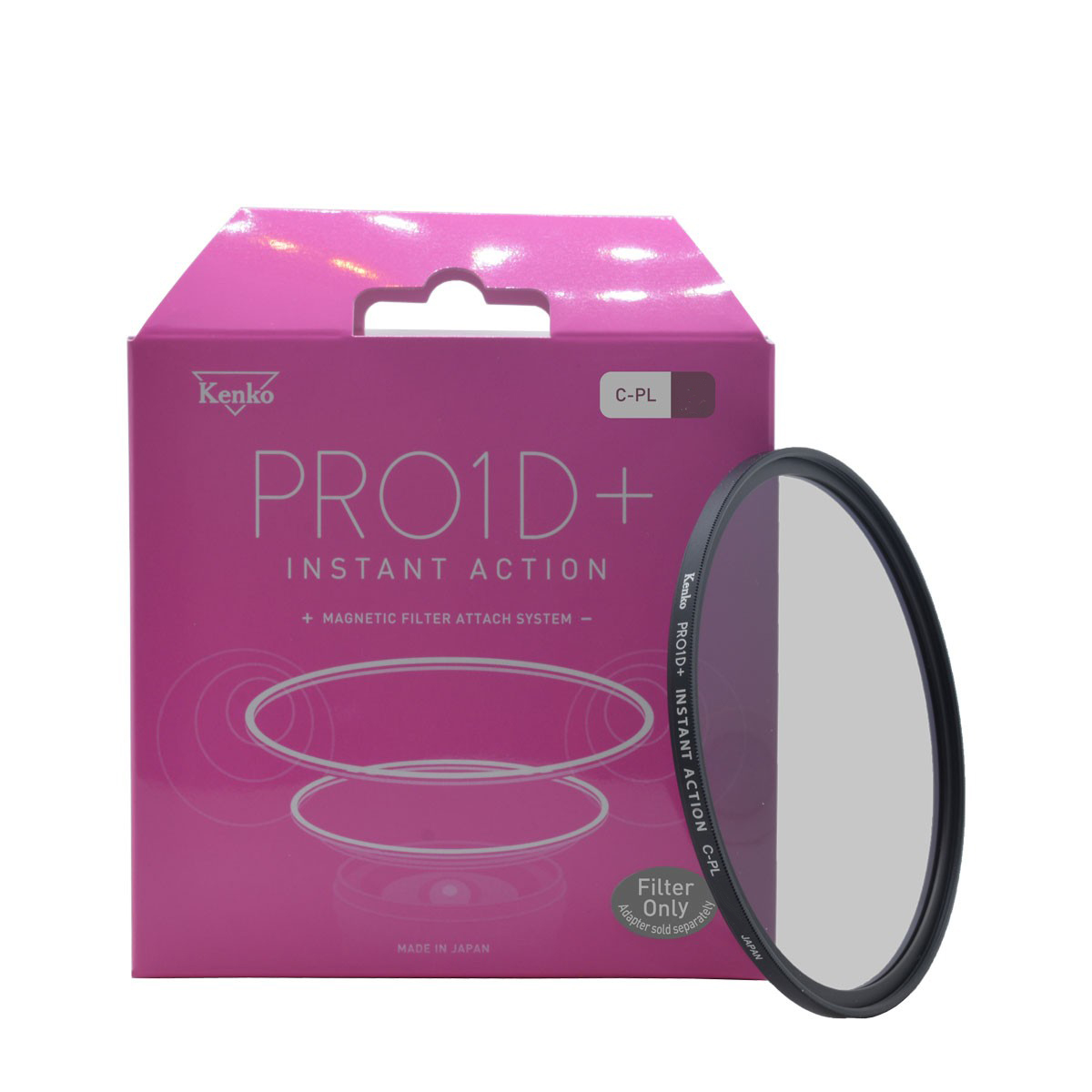 Фильтр KENKO PRO1D+ INSTANT ACTION CPL 58mm (магнитный)
Фильтр KENKO PRO1D+ INSTANT ACTION CPL 58mm (магнитный)