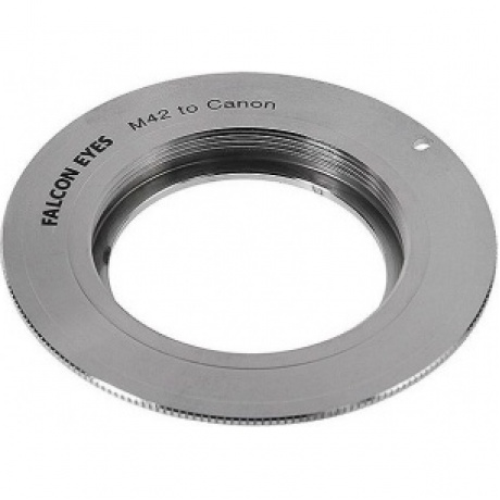 Кольцо переходное Falcon Eyes M42 на Canon без чипа
Кольцо переходное Falcon Eyes M42 на Canon без чипа