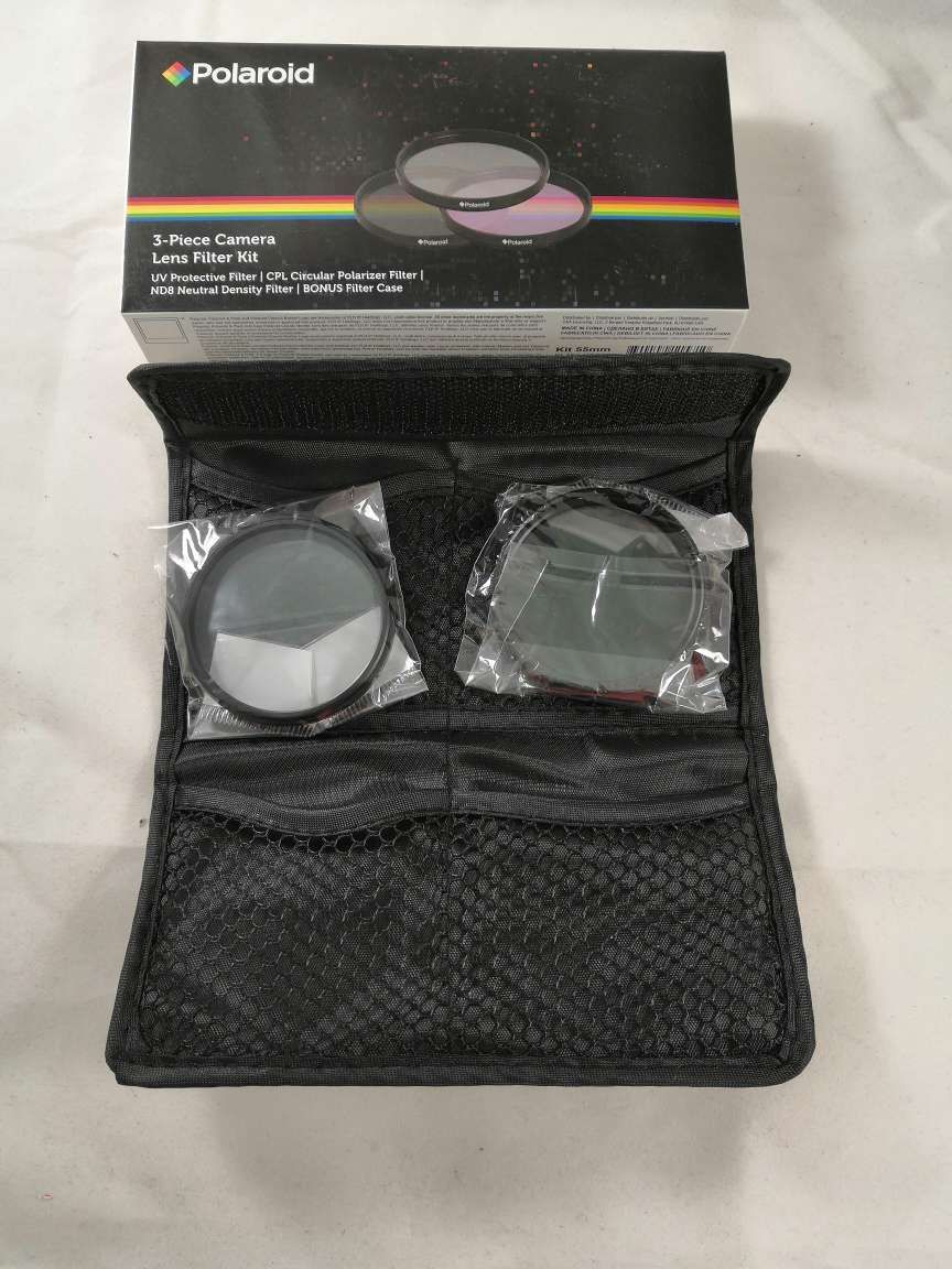 Набор фильтров Polaroid 55mm (UV,CPL,ND8) уцененный
Набор фильтров Polaroid 55mm (UV,CPL,ND8) уцененный