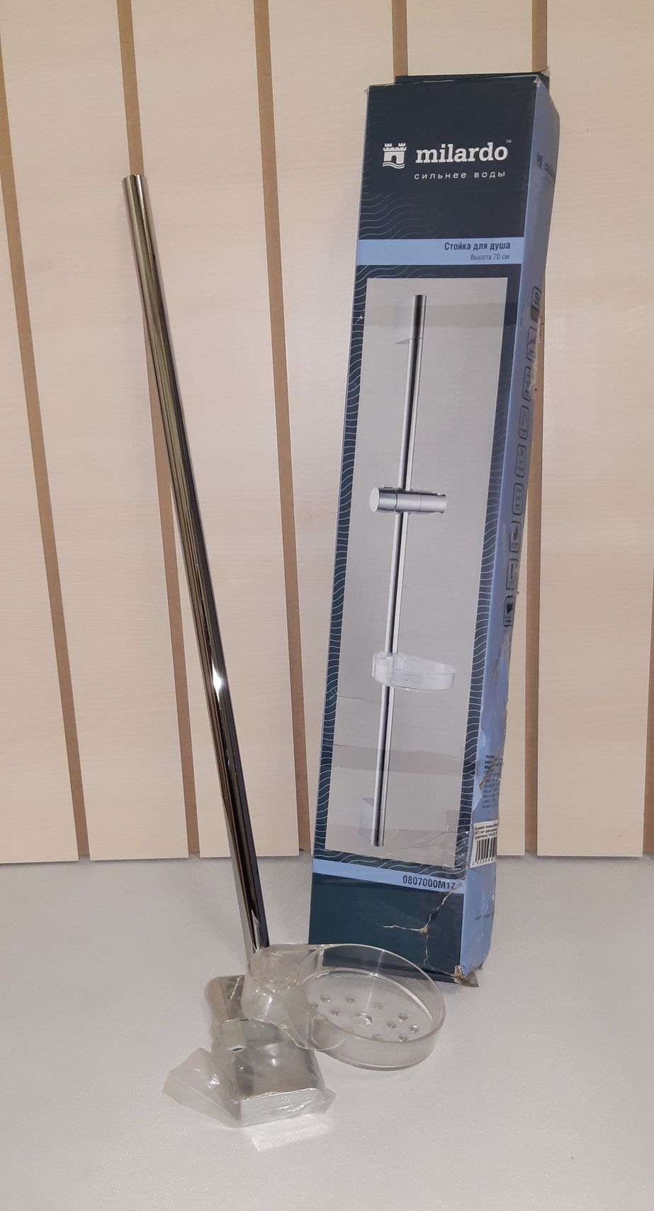 Душевая стойка Milardo 0807000M17 уценённая
Душевая стойка Milardo 0807000M17 уценённая