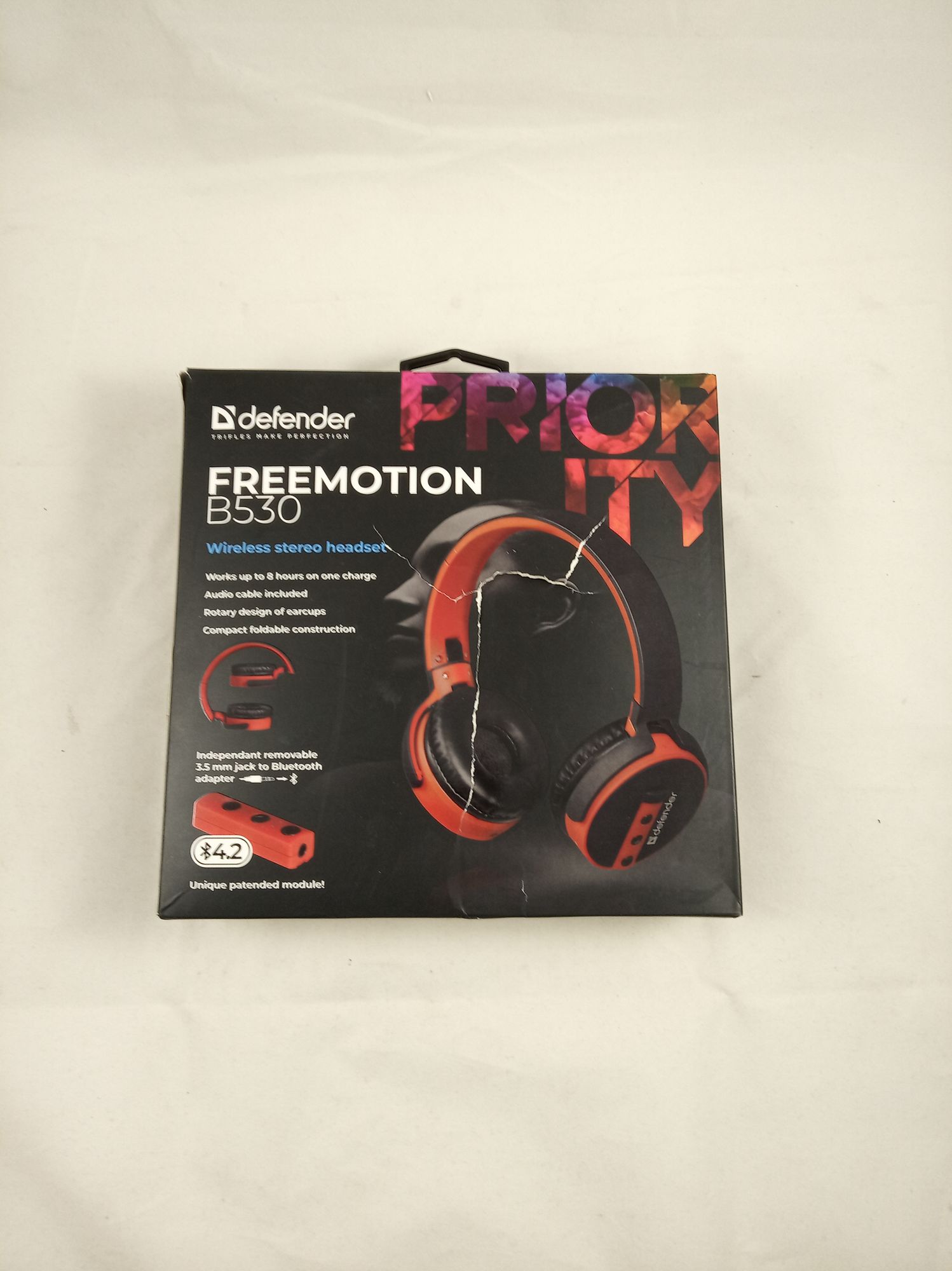 Наушники Defender FreeMotion B530 уцененный
Наушники Defender FreeMotion B530 уцененный