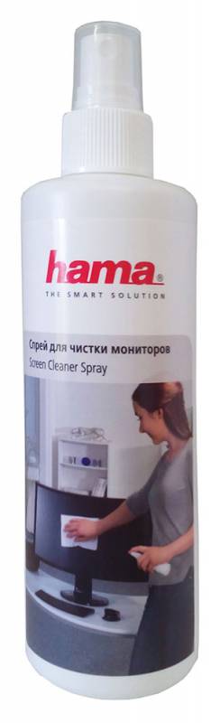 Спрей Hama R1084189 для экранов ЖК мониторов 250мл
Спрей Hama R1084189 для экранов ЖК мониторов 250мл