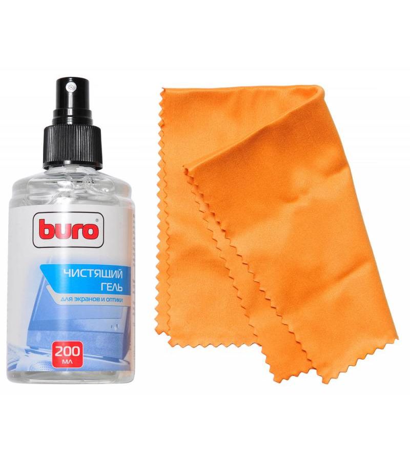Чистящий набор (салфетки + гель) Buro BU-Gscreen для экранов и оптики 200мл
Чистящий набор (салфетки + гель) Buro BU-Gscreen для экранов и оптики 200мл
