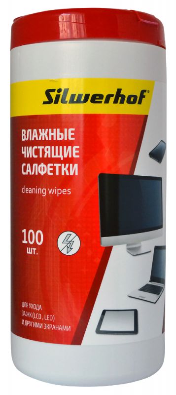 Салфетки Silwerhof для экранов мониторов/плазменных/ЖК телевизоров/ноутбуков туба 100шт влажных
Салфетки Silwerhof для экранов мониторов/плазменных/ЖК телевизоров/ноутбуков туба 100шт влажных