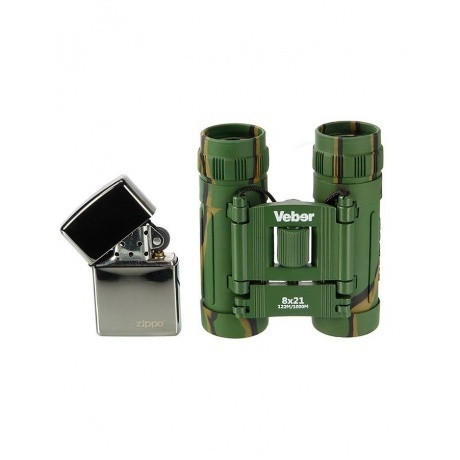 Бинокль Veber БН 8*21 кам. Veber Sport
Бинокль Veber БН 8*21 кам. Veber Sport