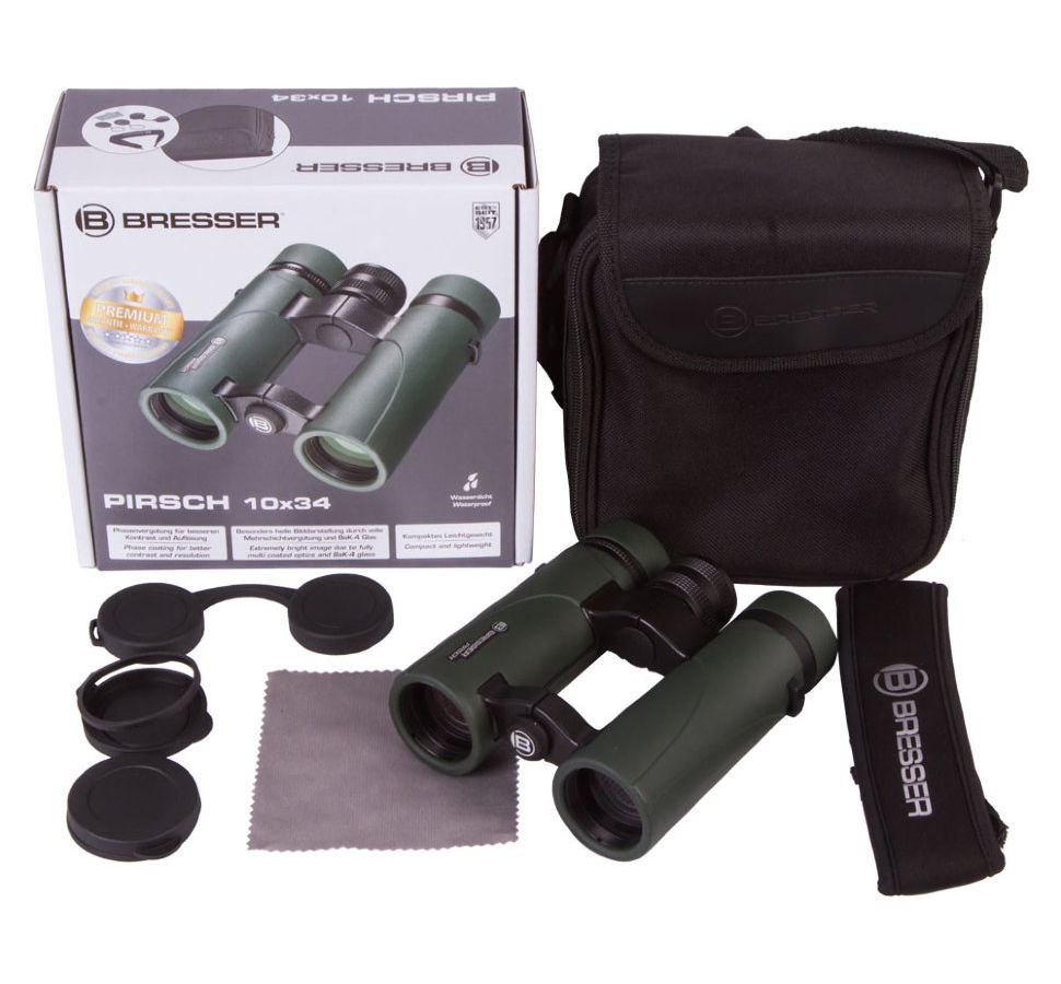 Бинокль Bresser Pirsch 10x34
Бинокль Bresser Pirsch 10x34