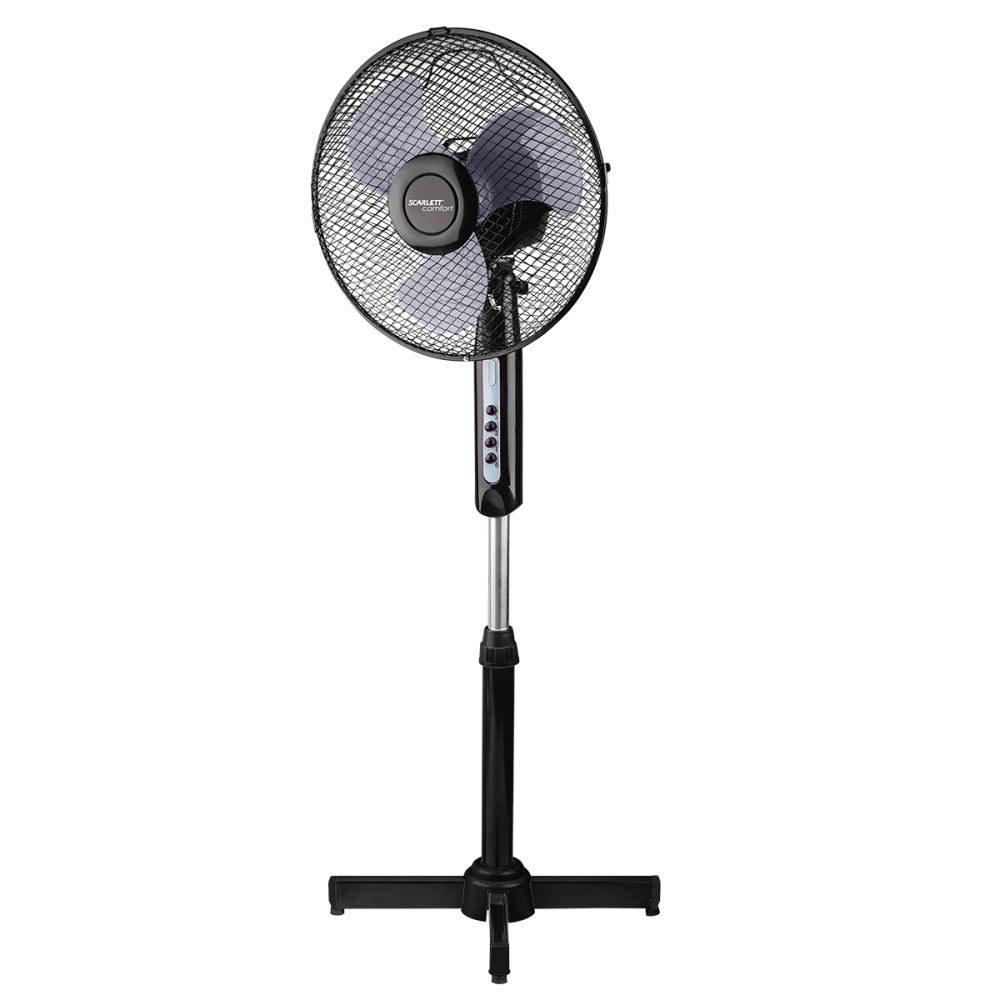 Вентилятор напольный Scarlett SC-SF111B16 черный
Вентилятор напольный Scarlett SC-SF111B16 черный