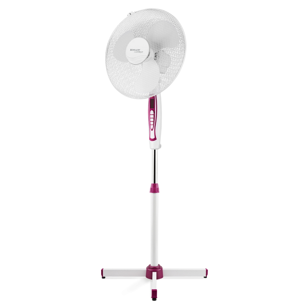 Вентилятор Scarlett напольный SC-SF111B25 белый
Вентилятор Scarlett напольный SC-SF111B25 белый