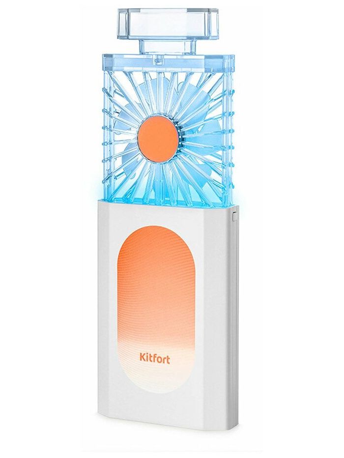 Беспроводной мини-вентилятор Kitfor КТ-406-3 бело-оранжевый
Беспроводной мини-вентилятор Kitfor КТ-406-3 бело-оранжевый
