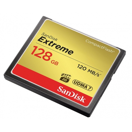 Карта памяти SanDisk Extreme CF 120MB/s 85MB/s write UDMA7 128GB
Карта памяти SanDisk Extreme CF 120MB/s 85MB/s write UDMA7 128GB