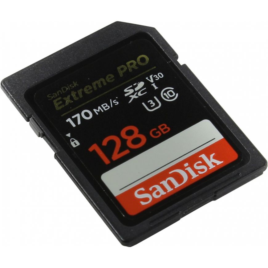 Карта памяти Sandisk Extreme Pro SDXC Card 128GB - 170MB/s V30 UHS-I U3
Карта памяти Sandisk Extreme Pro SDXC Card 128GB - 170MB/s V30 UHS-I U3