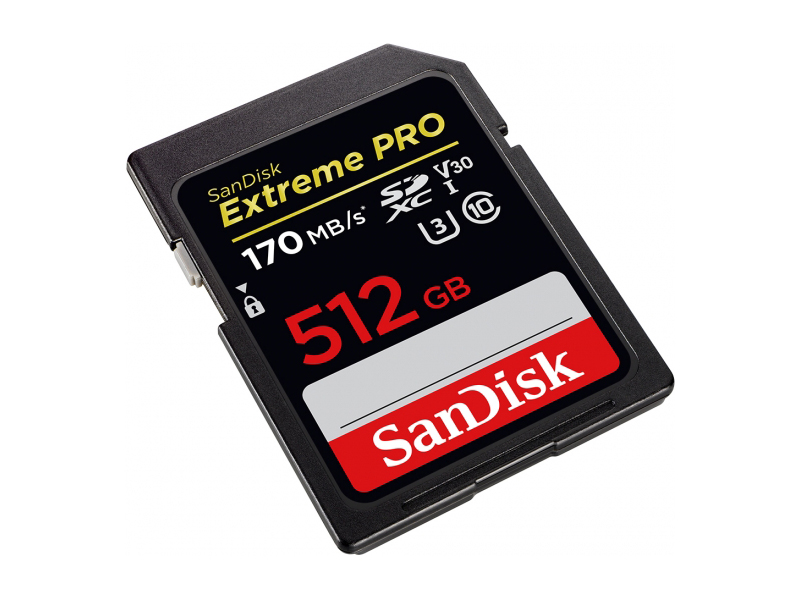 Карта памяти SanDisk Extreme Pro SDXC Card 512GB - 170MB/s V30 UHS-I U3
Карта памяти SanDisk Extreme Pro SDXC Card 512GB - 170MB/s V30 UHS-I U3