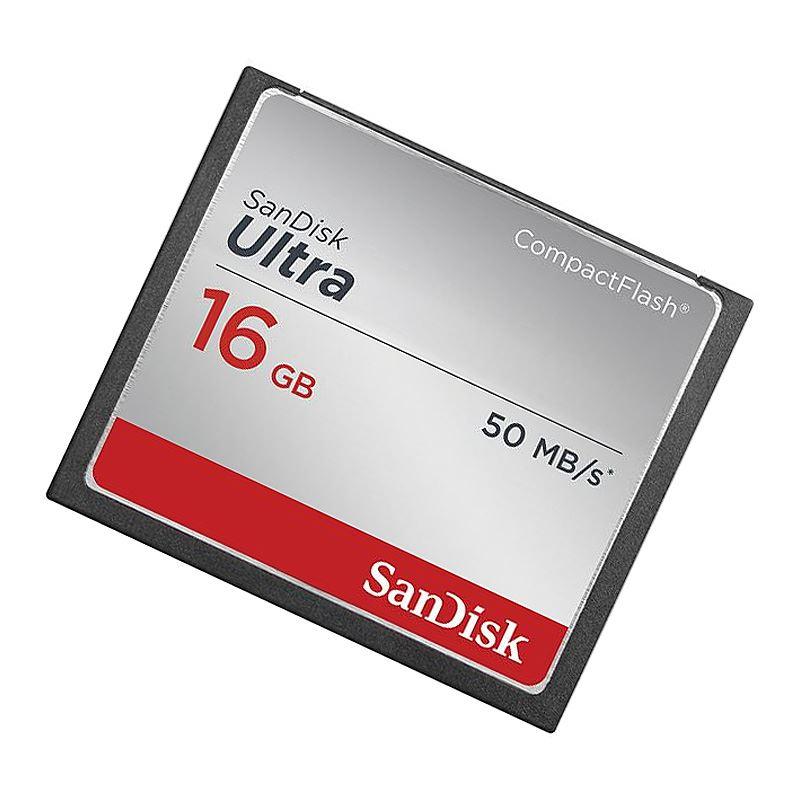 Карта памяти Sandisk Ultra CF 16GB 50MB/s
Карта памяти Sandisk Ultra CF 16GB 50MB/s
