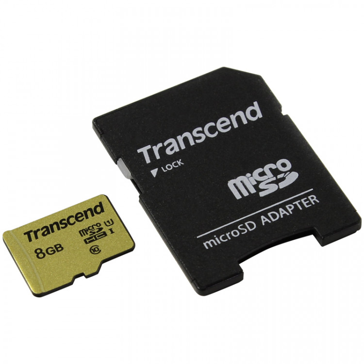 Карта памяти Transcend 8GB UHS-I U1 microSD with Adapter MLC
Карта памяти Transcend 8GB UHS-I U1 microSD with Adapter MLC