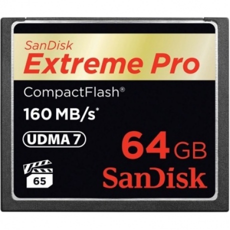 Карта Памяти CF 64Gb Sandisk Extreme Pro (160/150 Mb/s)
Карта Памяти CF 64Gb Sandisk Extreme Pro (160/150 Mb/s)