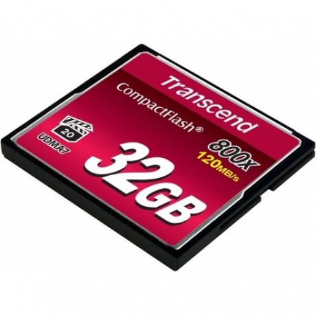 Карта Памяти CF 32Gb Transcend 800X (120/40 Mb/s)
Карта Памяти CF 32Gb Transcend 800X (120/40 Mb/s)