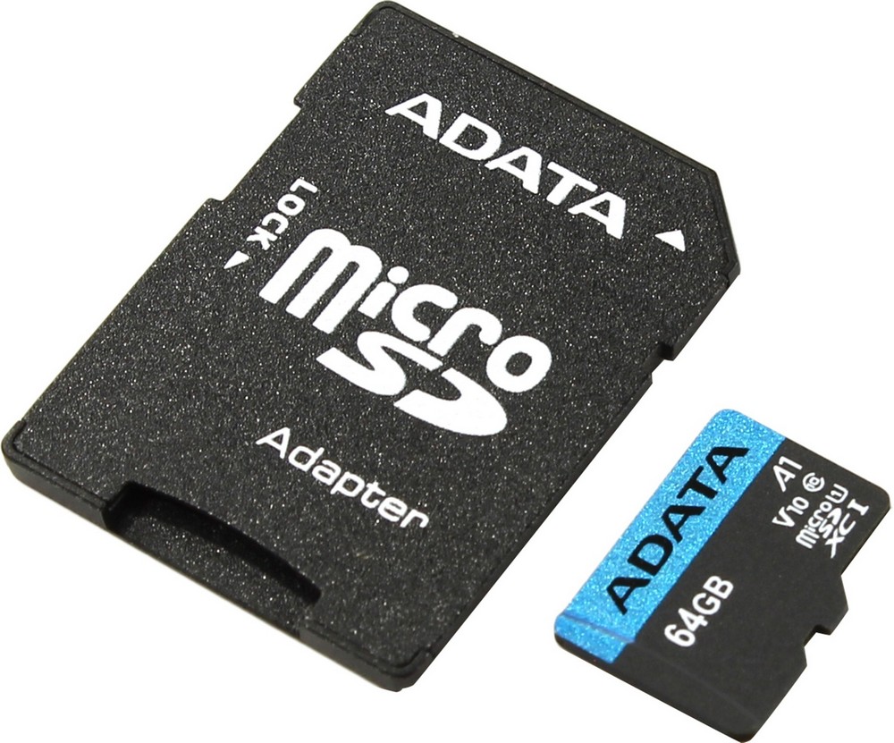Карта памяти Adata micro SDXC 64Gb Premier UHS-I U1 V10 A1 + ADP (85/25 Mb/s)
Карта памяти Adata micro SDXC 64Gb Premier UHS-I U1 V10 A1 + ADP (85/25 Mb/s)
