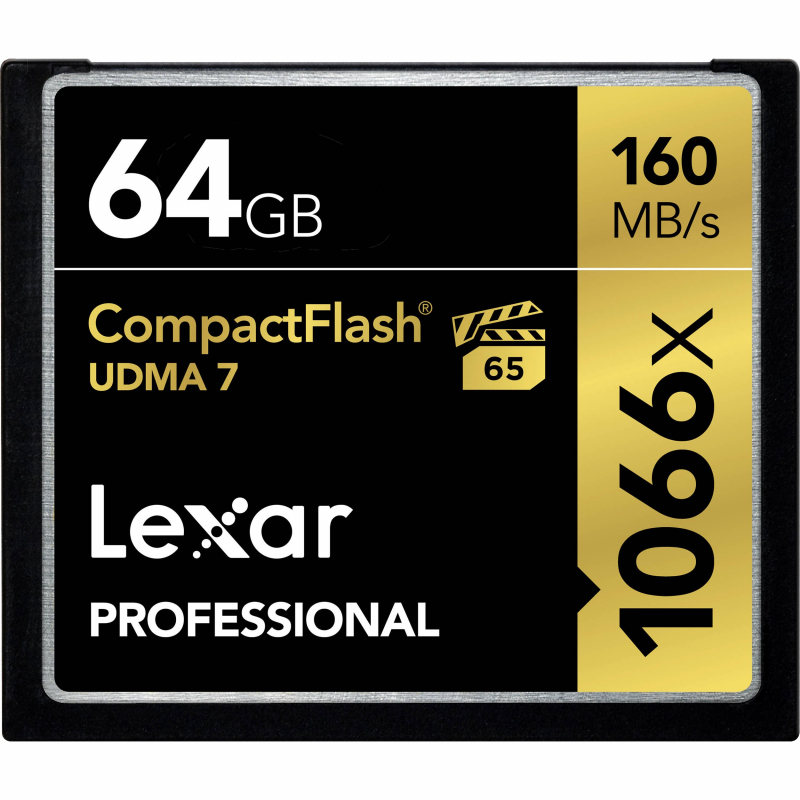 Карта Памяти CF 64Gb Lexar Professional 1066x (160/155 Mb/s
Карта Памяти CF 64Gb Lexar Professional 1066x (160/155 Mb/s