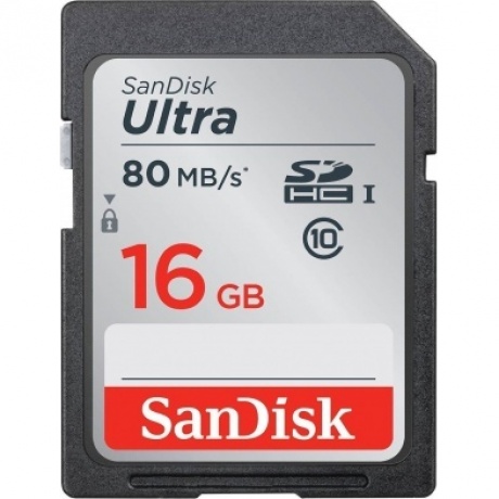 Карта памяти SanDisk 16Gb Ultra SDHC Class 10 UHS-I (80/10 MB/s)
Карта памяти SanDisk 16Gb Ultra SDHC Class 10 UHS-I (80/10 MB/s)