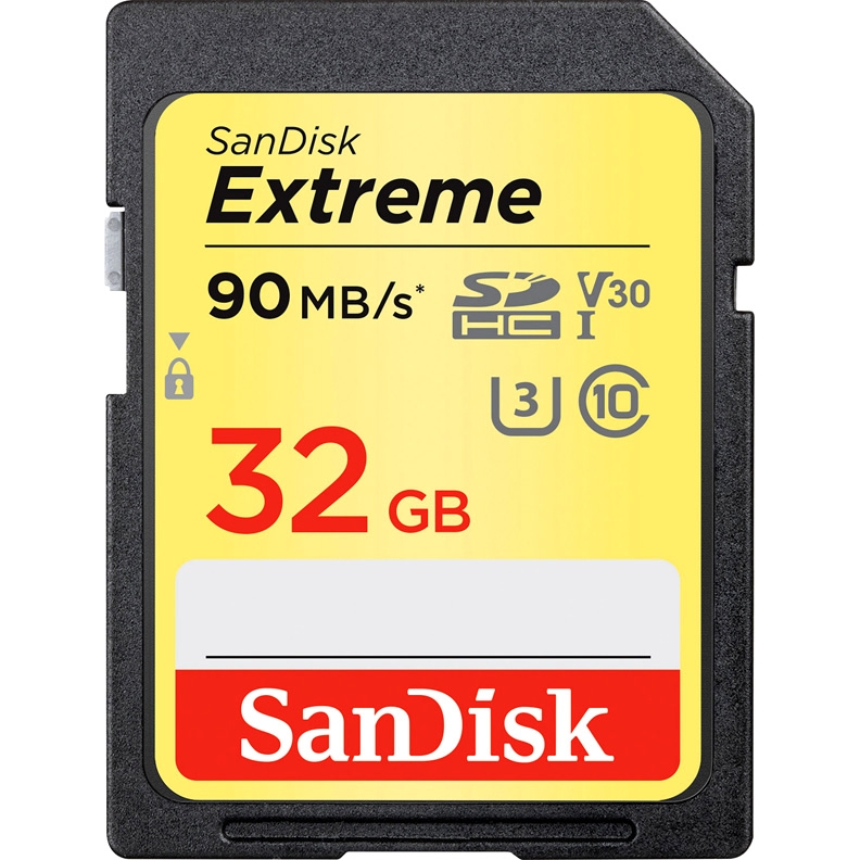 Карта памяти SanDisk 32Gb Extreme SDHC Class 10 UHS-I U3 V30 (SDSDXVE-032G-GNCIN)
Карта памяти SanDisk 32Gb Extreme SDHC Class 10 UHS-I U3 V30 (SDSDXVE-032G-GNCIN)