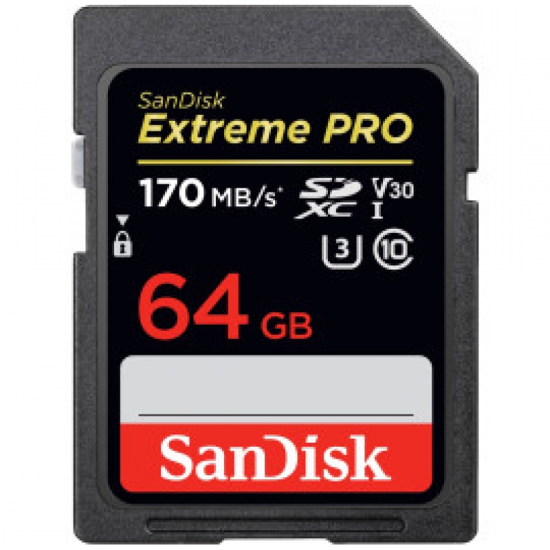 Карта памяти SanDisk 64Gb Extreme Pro SDXC Class 10 UHS-I U3 V30 (170/90 MB/s)
Карта памяти SanDisk 64Gb Extreme Pro SDXC Class 10 UHS-I U3 V30 (170/90 MB/s)