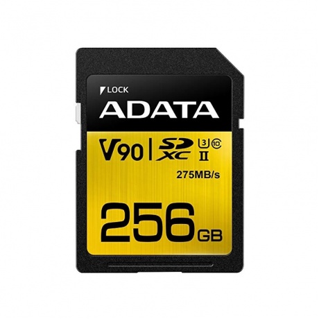 Карта памяти ADATA Premier ONE SDXC UHS-II U3 Class 10 256GB ASDX256GUII3CL10-C
Карта памяти ADATA Premier ONE SDXC UHS-II U3 Class 10 256GB ASDX256GUII3CL10-C