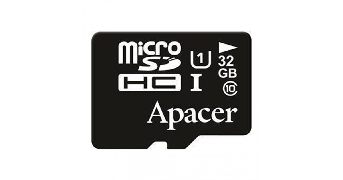 Карта памяти Apacer microSD 32GB (class 10)
Карта памяти Apacer microSD 32GB (class 10)